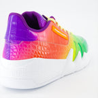Giuseppe Zanotti, Talon Sneakers, Multicolor sneakers, luxury men's footwear, designer sneakers