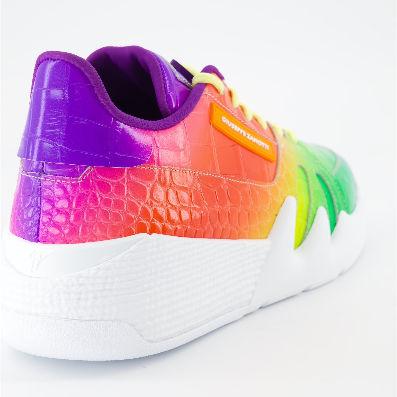 Giuseppe Zanotti, Talon Sneakers, Multicolor sneakers, luxury men's footwear, designer sneakers