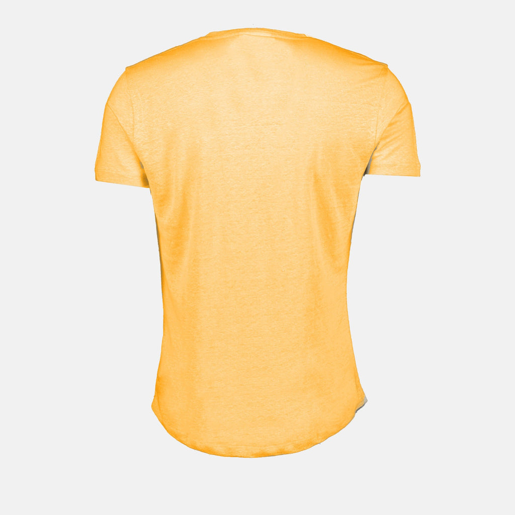 Orlebar Brown, OB-T, orange T-shirt, luxury men's wear, high-end casual