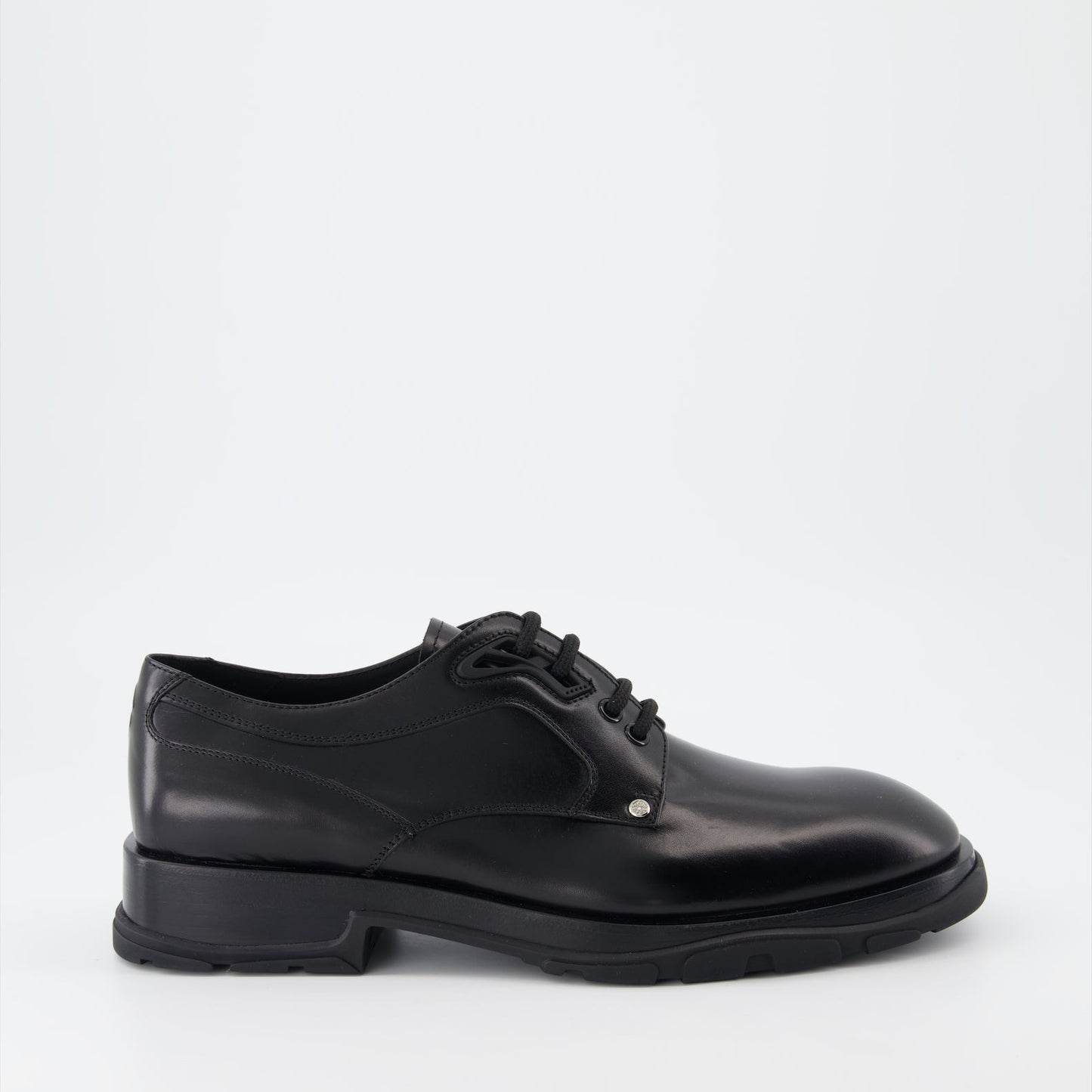 Alexander McQueen, leather derbies, luxury men's shoes, designer footwear, high-end fashion