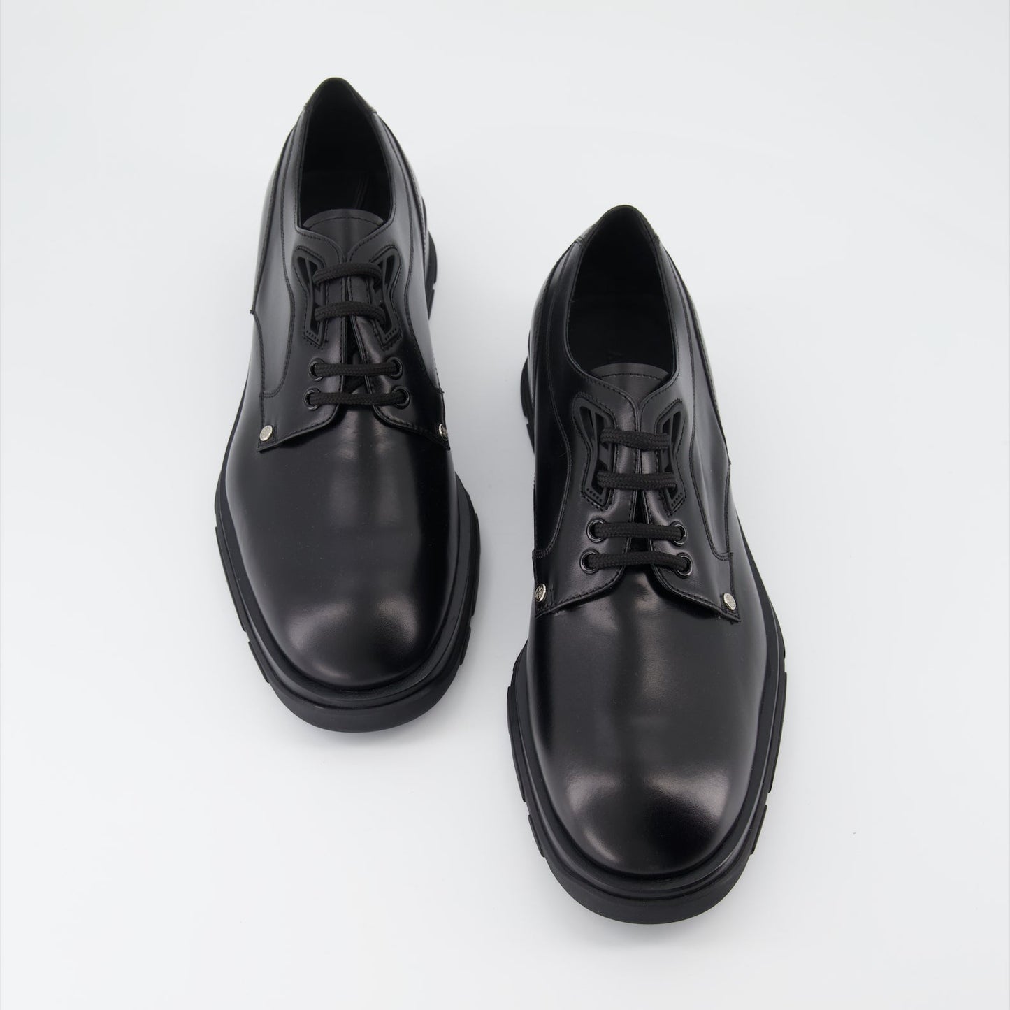 Alexander McQueen, leather derbies, luxury men's shoes, designer footwear, high-end fashion