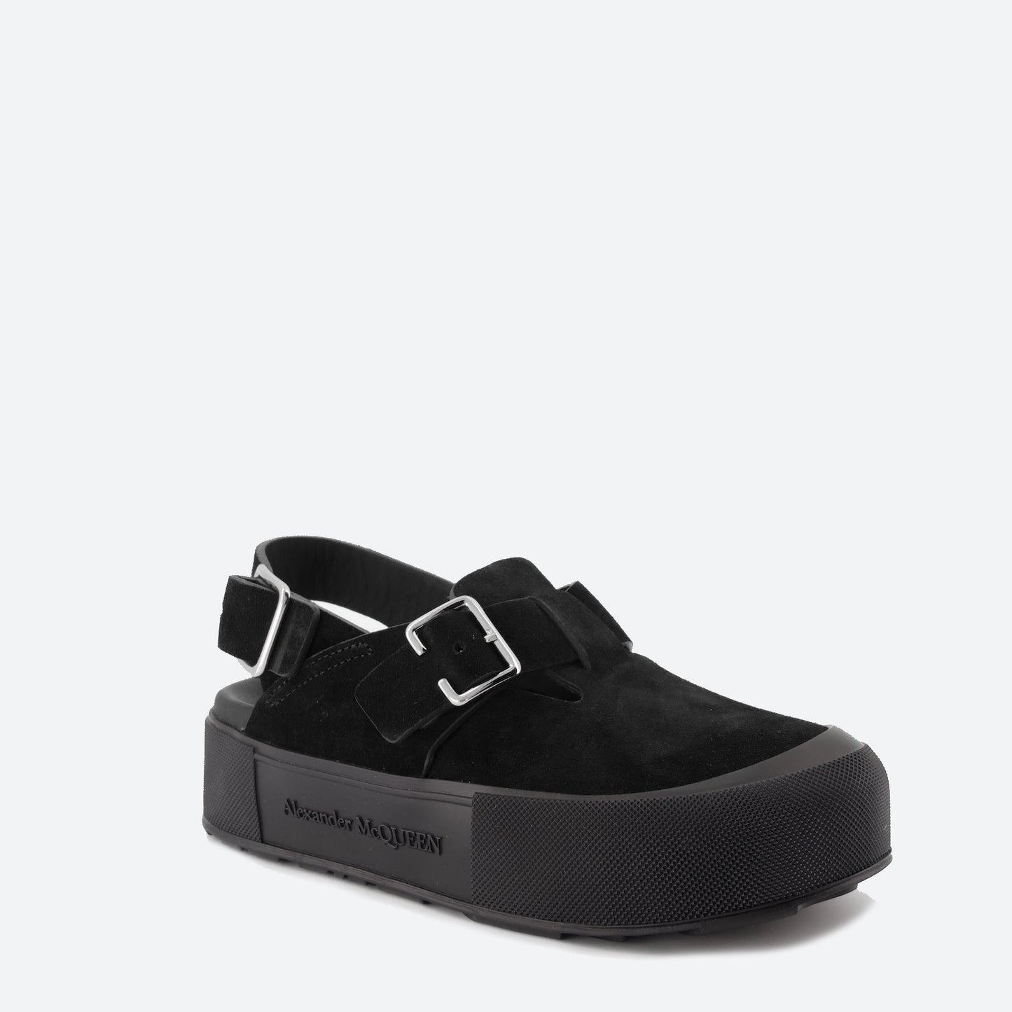 Alexander McQueen sandals, black platform sandals, men's designer footwear, luxury sandals, high-end men's fashion