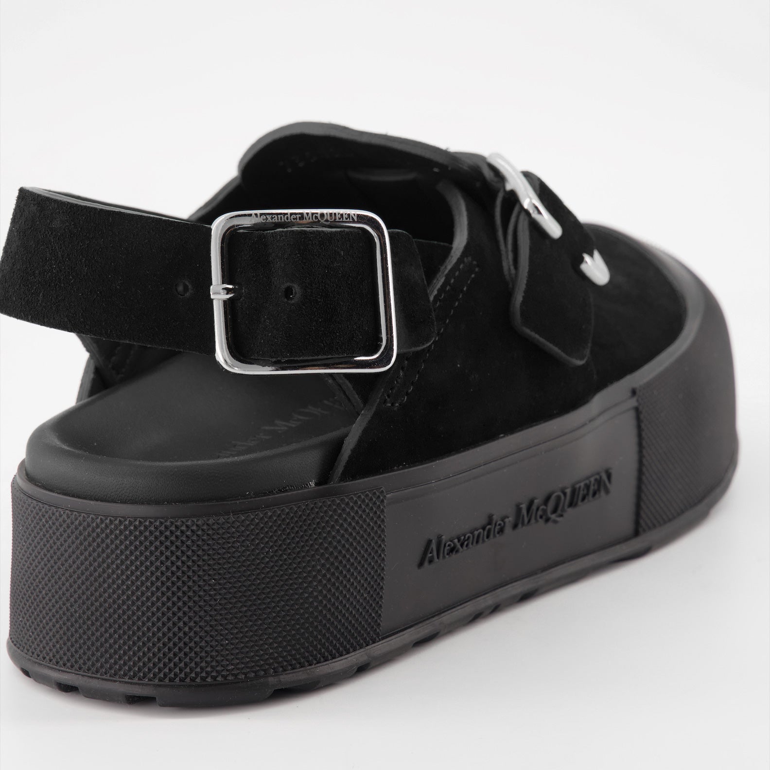 Alexander McQueen sandals, black platform sandals, men's designer footwear, luxury sandals, high-end men's fashion