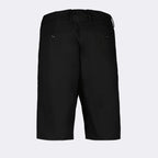 Alexander McQueen shorts, black cotton shorts, luxury streetwear, designer shorts, high-end fashion