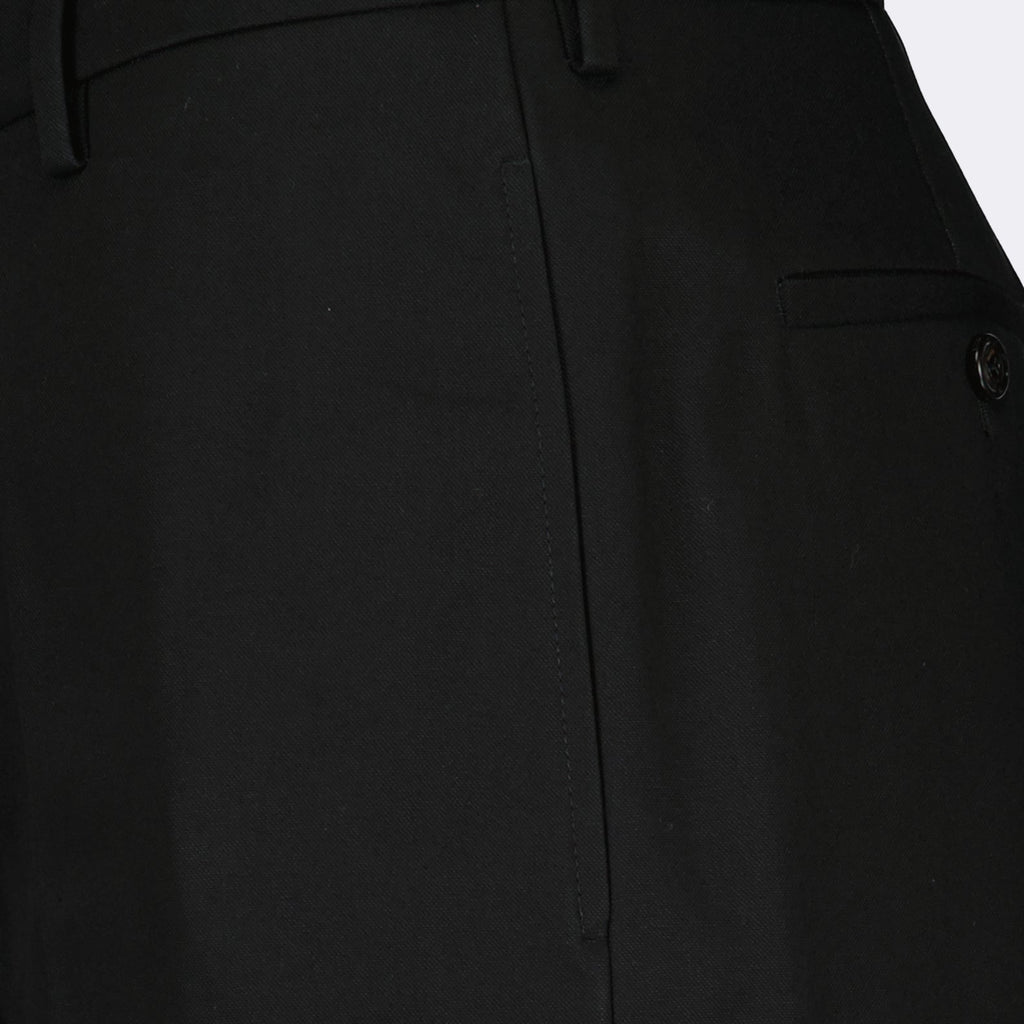 Alexander McQueen shorts, black cotton shorts, luxury streetwear, designer shorts, high-end fashion