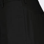 Alexander McQueen shorts, black cotton shorts, luxury streetwear, designer shorts, high-end fashion