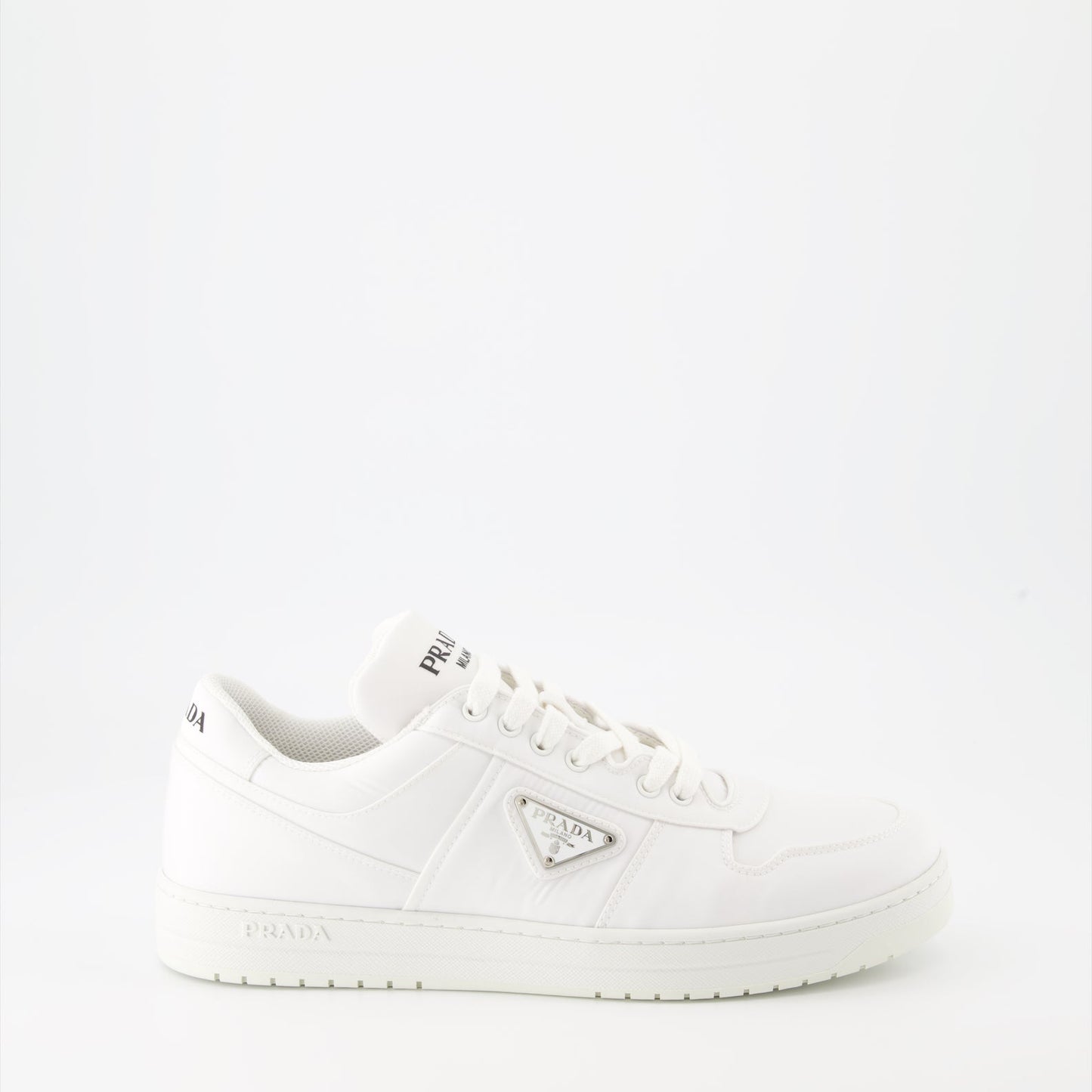 Prada sneakers, Re-Nylon, sustainable fashion, luxury sneakers, white sneakers