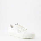 Prada sneakers, Re-Nylon, sustainable fashion, luxury sneakers, white sneakers