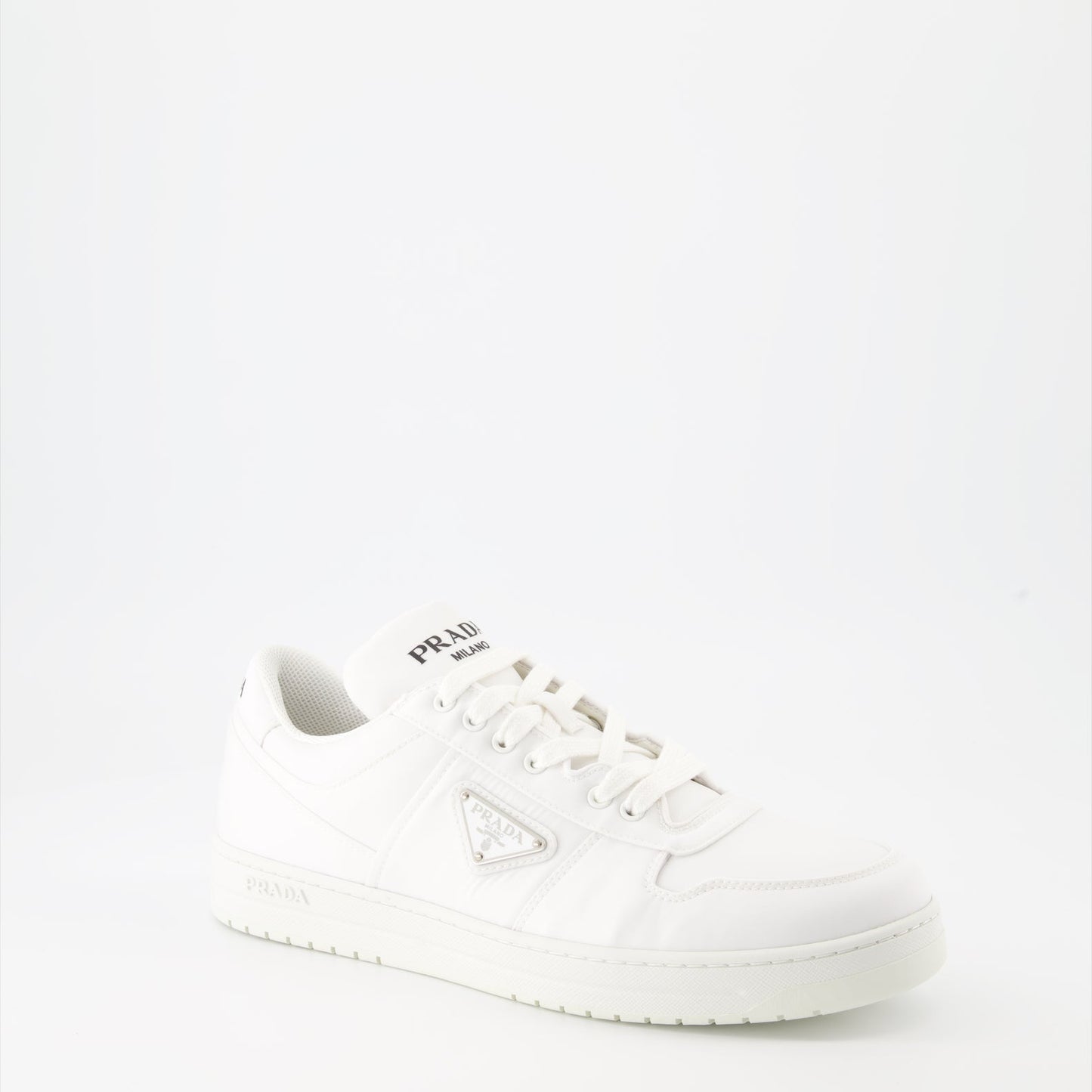 Prada sneakers, Re-Nylon, sustainable fashion, luxury sneakers, white sneakers