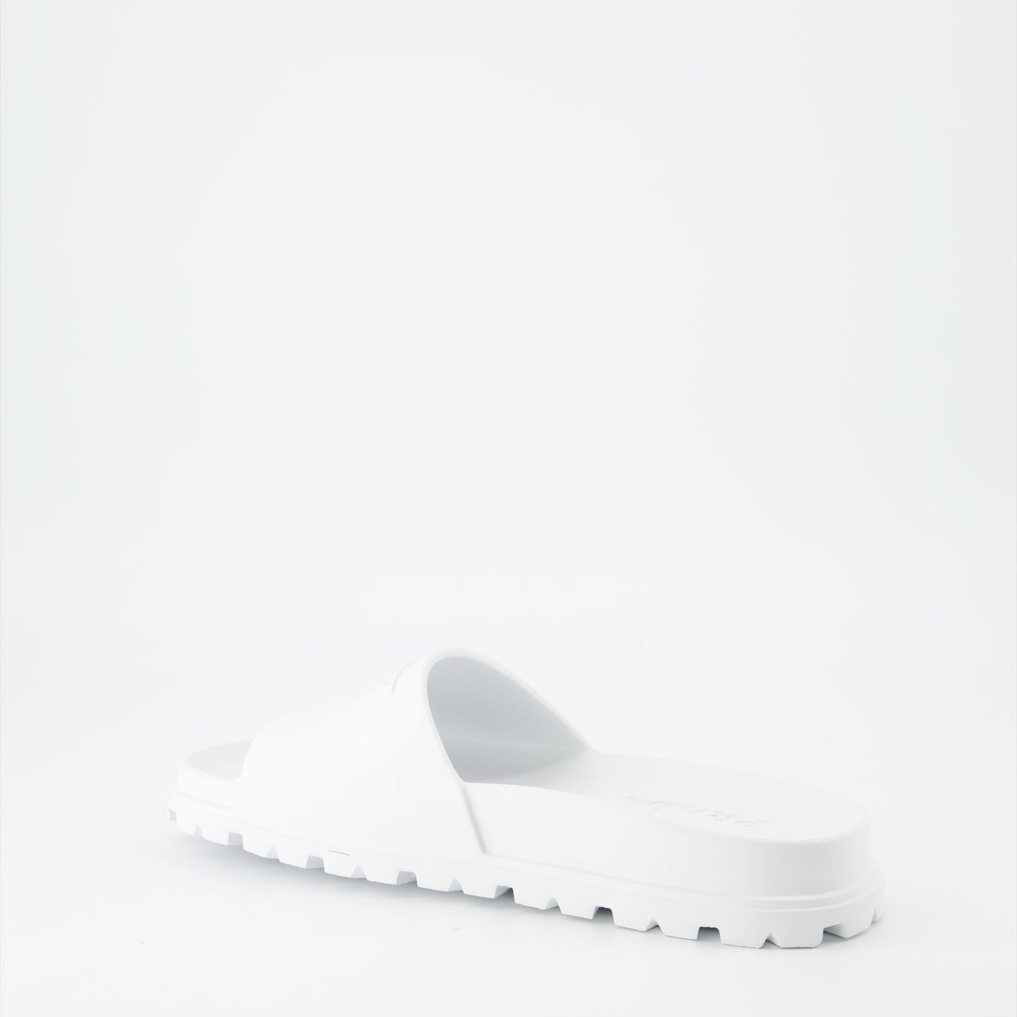 Prada men's slides, luxury men's footwear, designer slides, Prada logo slides, summer footwear