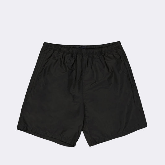 Re-Nylon swim shorts, Prada, luxury swimwear, triangle logo, designer swim shorts