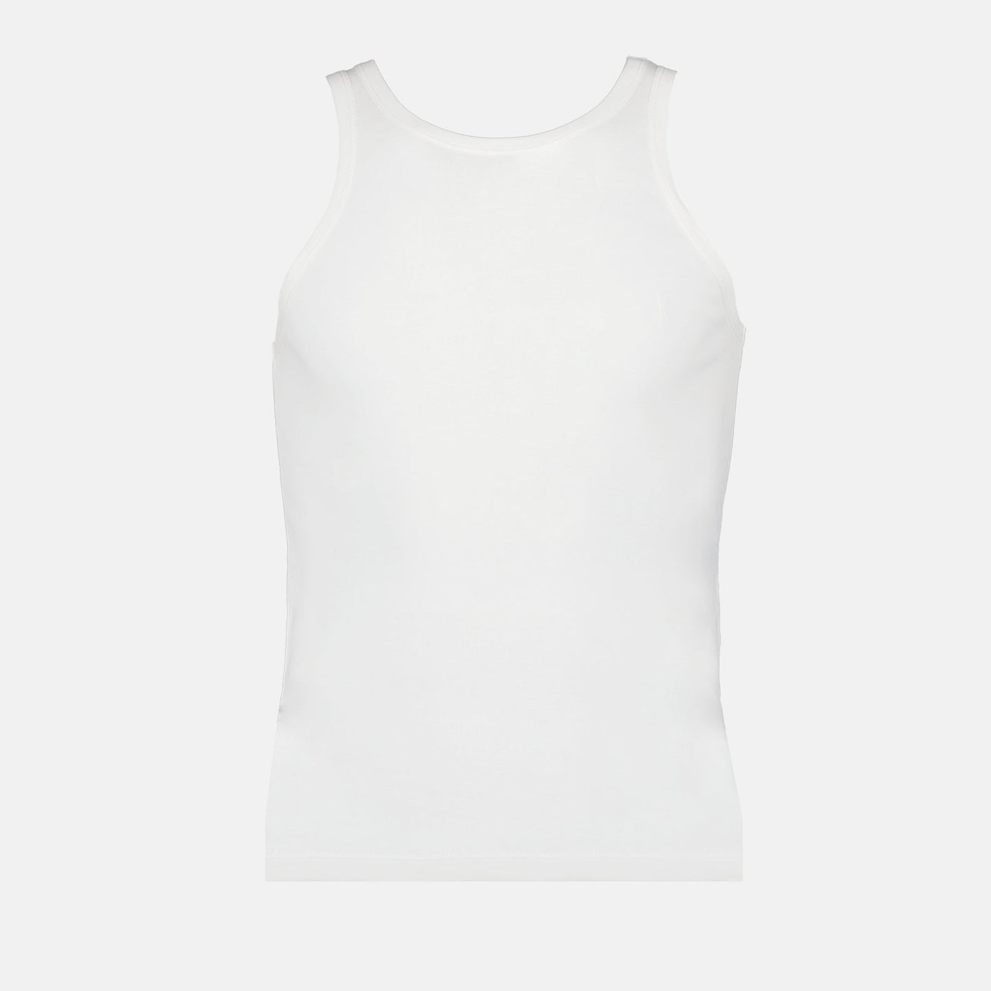 Saint Laurent, Classic White Tank Top, Men's Luxury Fashion, Premium Fabric Tank, Designer Menswear