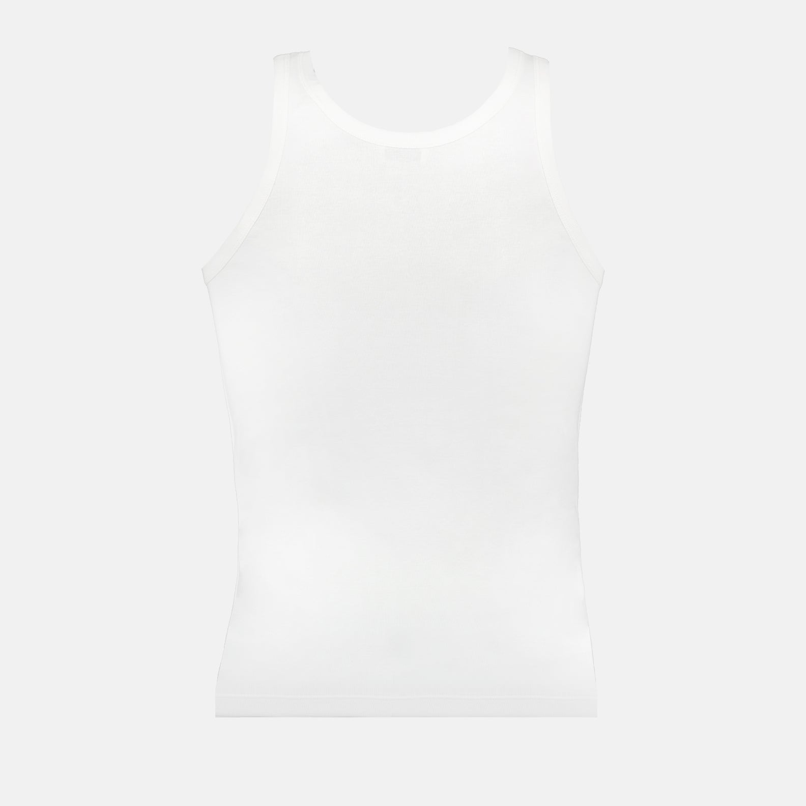 Saint Laurent, Classic White Tank Top, Men's Luxury Fashion, Premium Fabric Tank, Designer Menswear