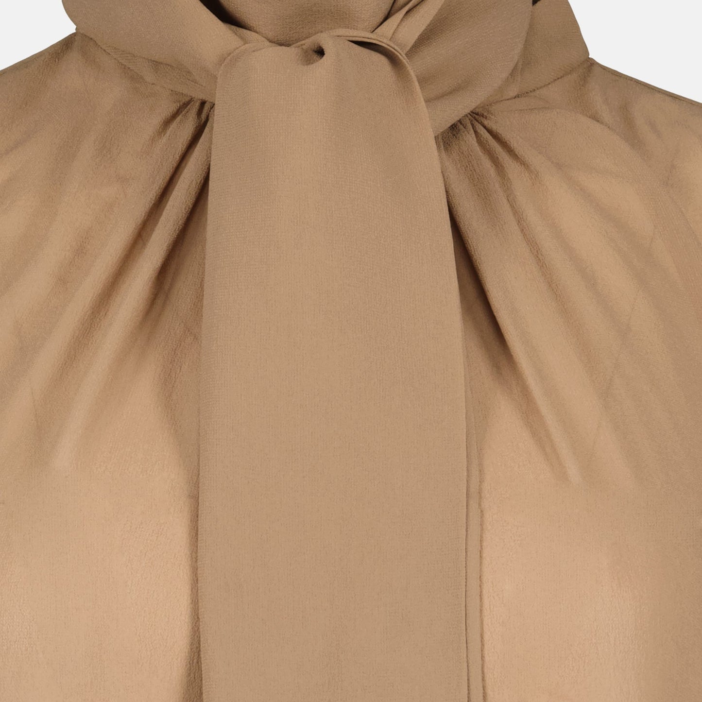 Saint Laurent, silk blouse, Lavallière collar, women's fashion, luxury attire