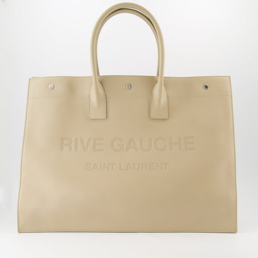 Saint Laurent, Rive Gauche Tote, Men's Leather Bag, Luxury Accessories, Designer Tote Bag