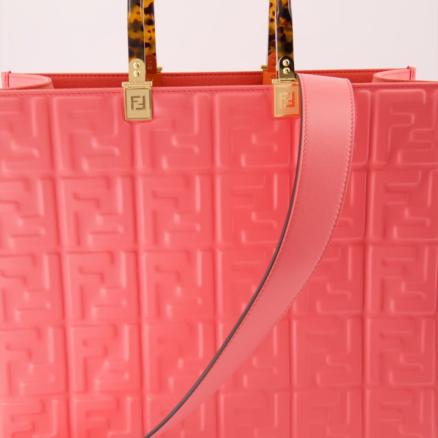 Fendi tote bag, medium pink bag, luxury women's accessories, Sunshine Tote, designer handbag