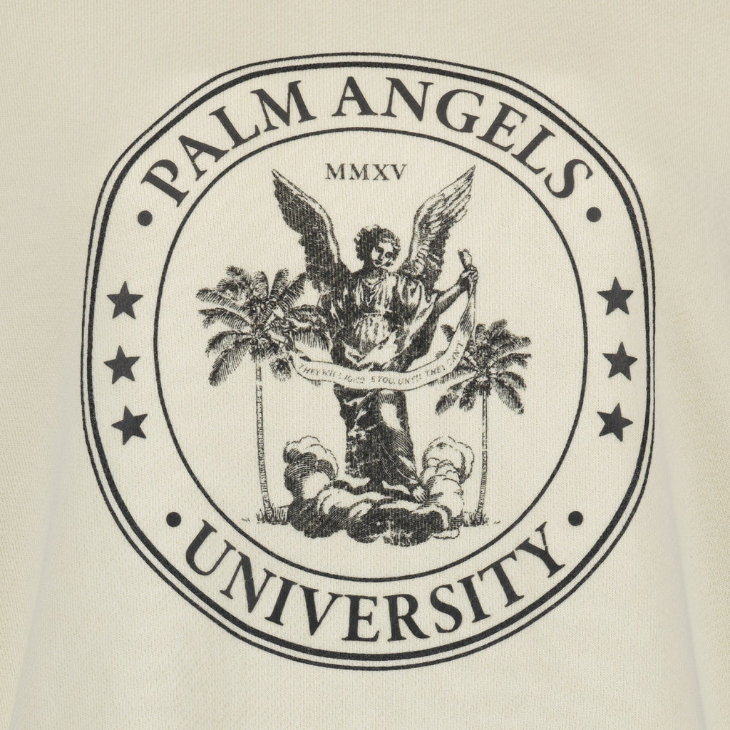 Palm Angels, Women's Sweatshirt, College Classic, Luxury Fashion, Designer Apparel