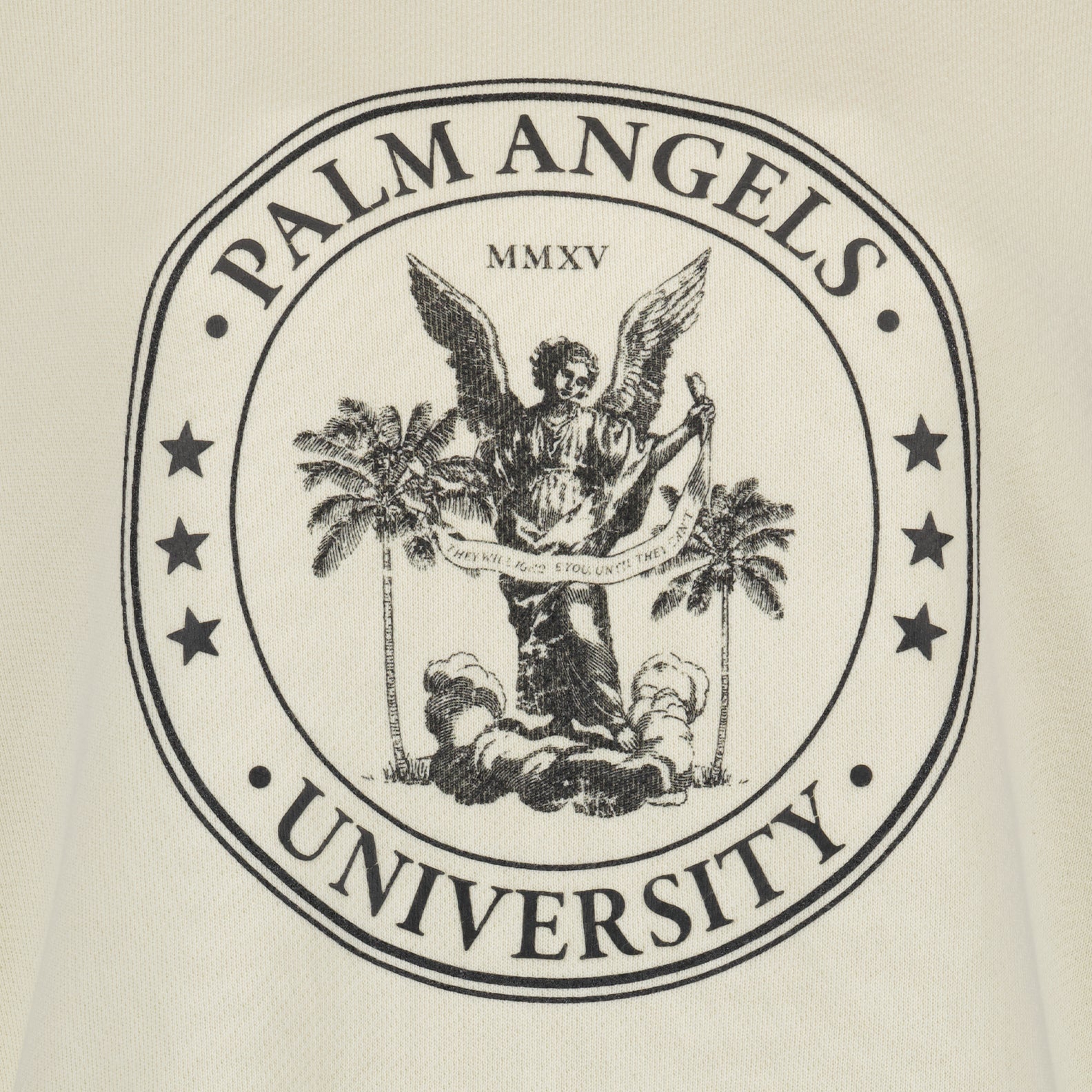 Palm Angels, Women's Sweatshirt, College Classic, Luxury Fashion, Designer Apparel