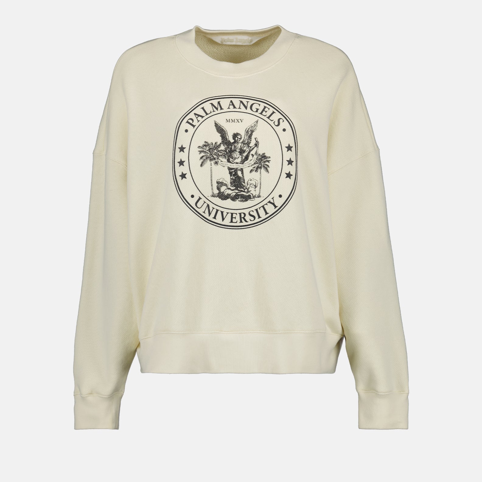 Palm Angels, Women's Sweatshirt, College Classic, Luxury Fashion, Designer Apparel