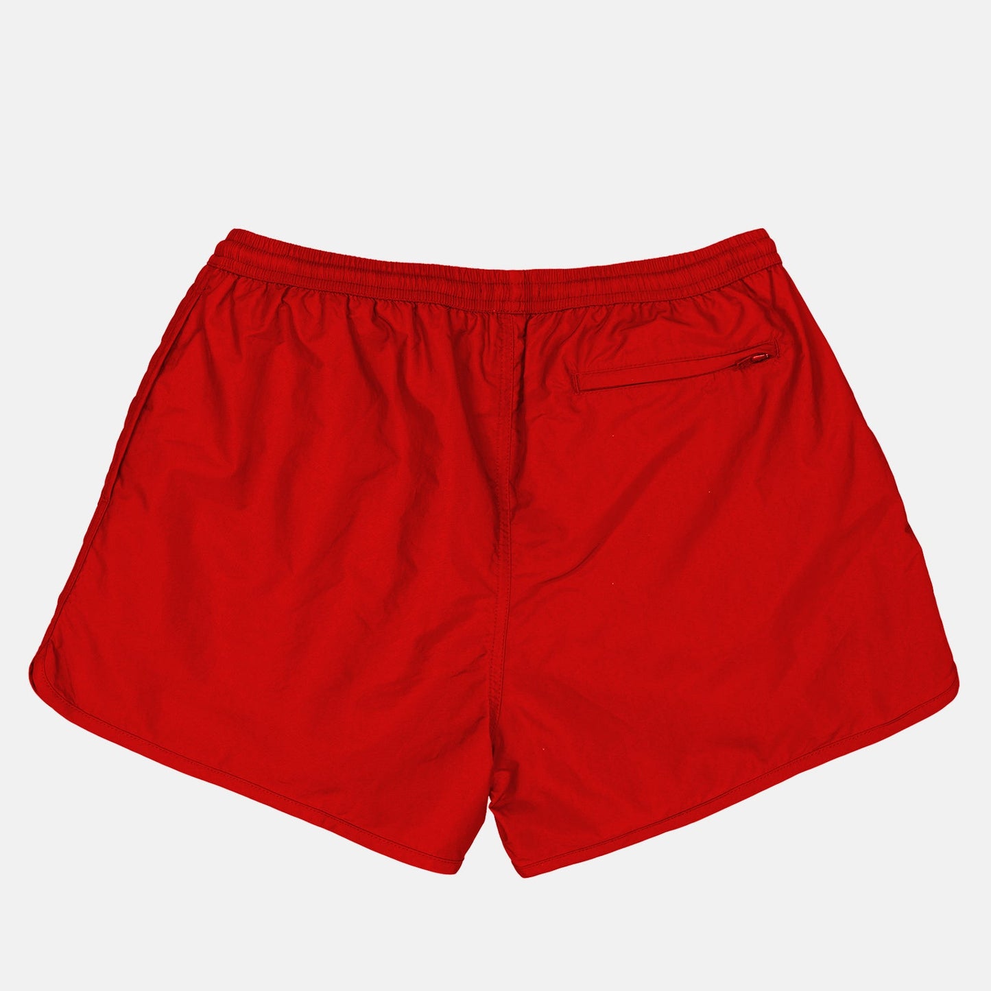 Red Swim Shorts, AMI Paris, Ami de Coeur Swimwear, Luxury Men's Swimwear, Designer Swim Shorts