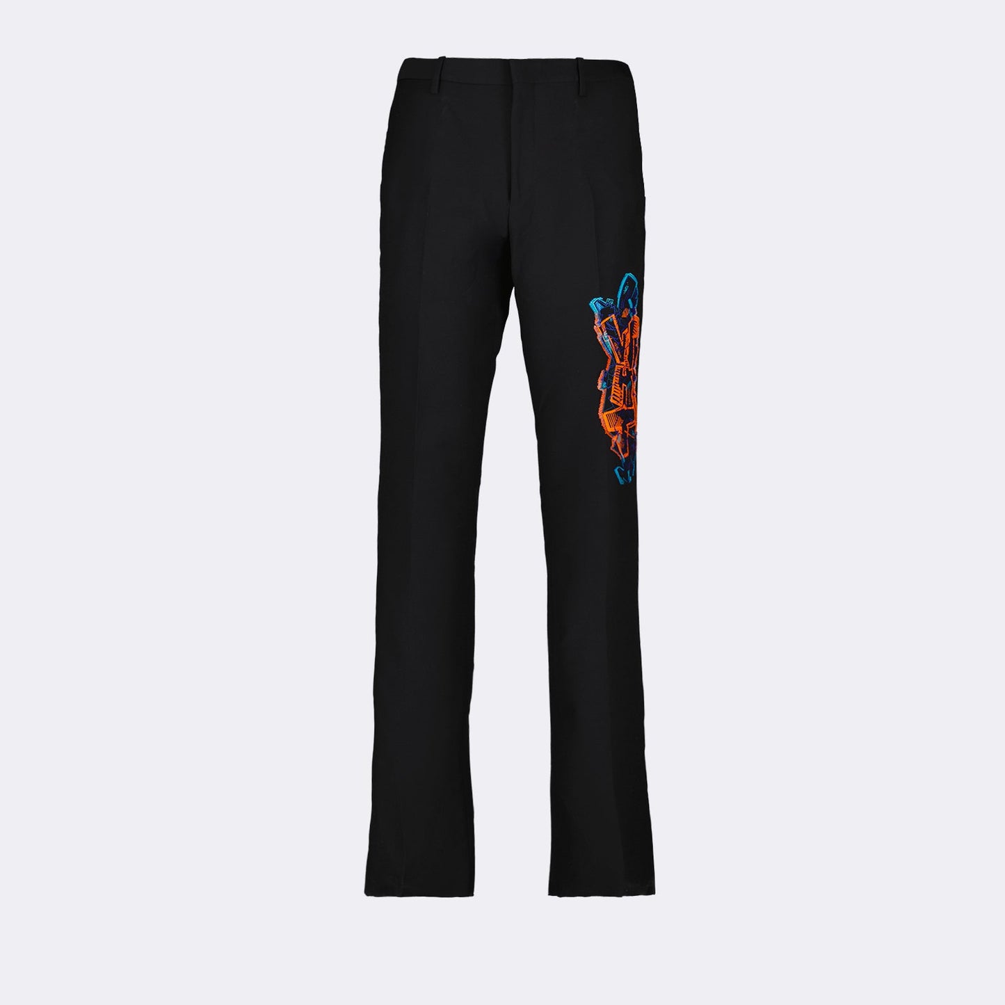 luxury trousers, Off-White pants, straight-leg pants, designer trousers, refined menswear