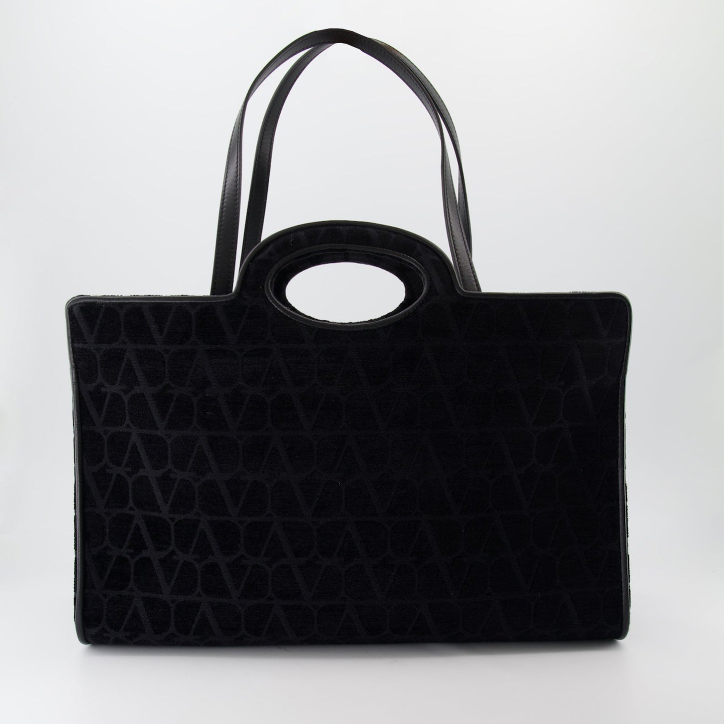 Valentino Garavani, luxury tote, men's designer bag, iconographe canvas, high-end fashion accessories