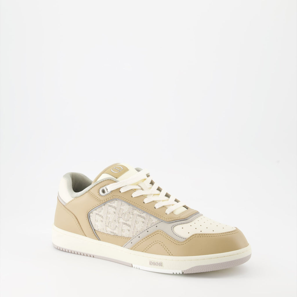 Dior sneakers, beige sneakers, luxury footwear, Dior B27, designer sneakers
