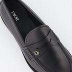 Dior, Granville Leather Moccasins, luxury men's footwear, elegant moccasins, premium leather shoes