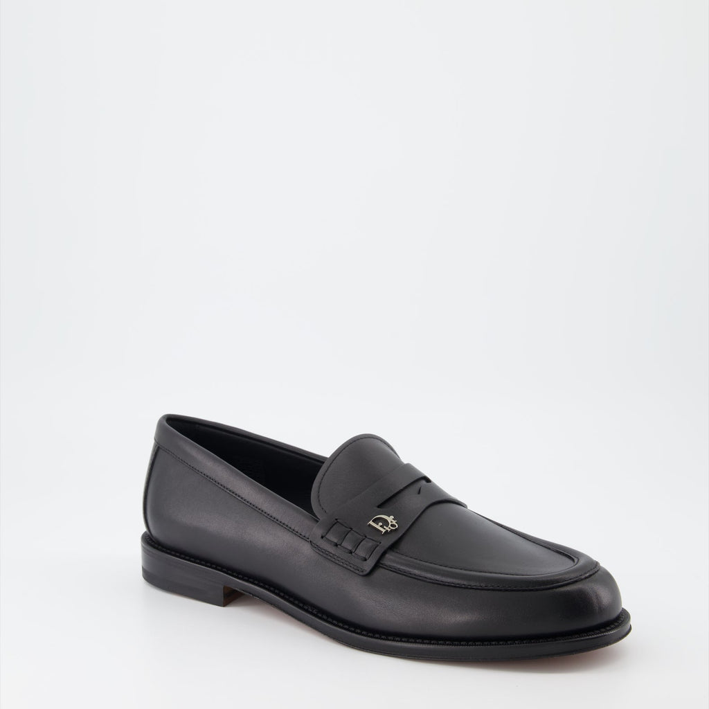 Dior, Granville Leather Moccasins, luxury men's footwear, elegant moccasins, premium leather shoes