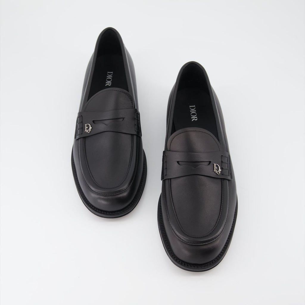 Dior, Granville Leather Moccasins, luxury men's footwear, elegant moccasins, premium leather shoes