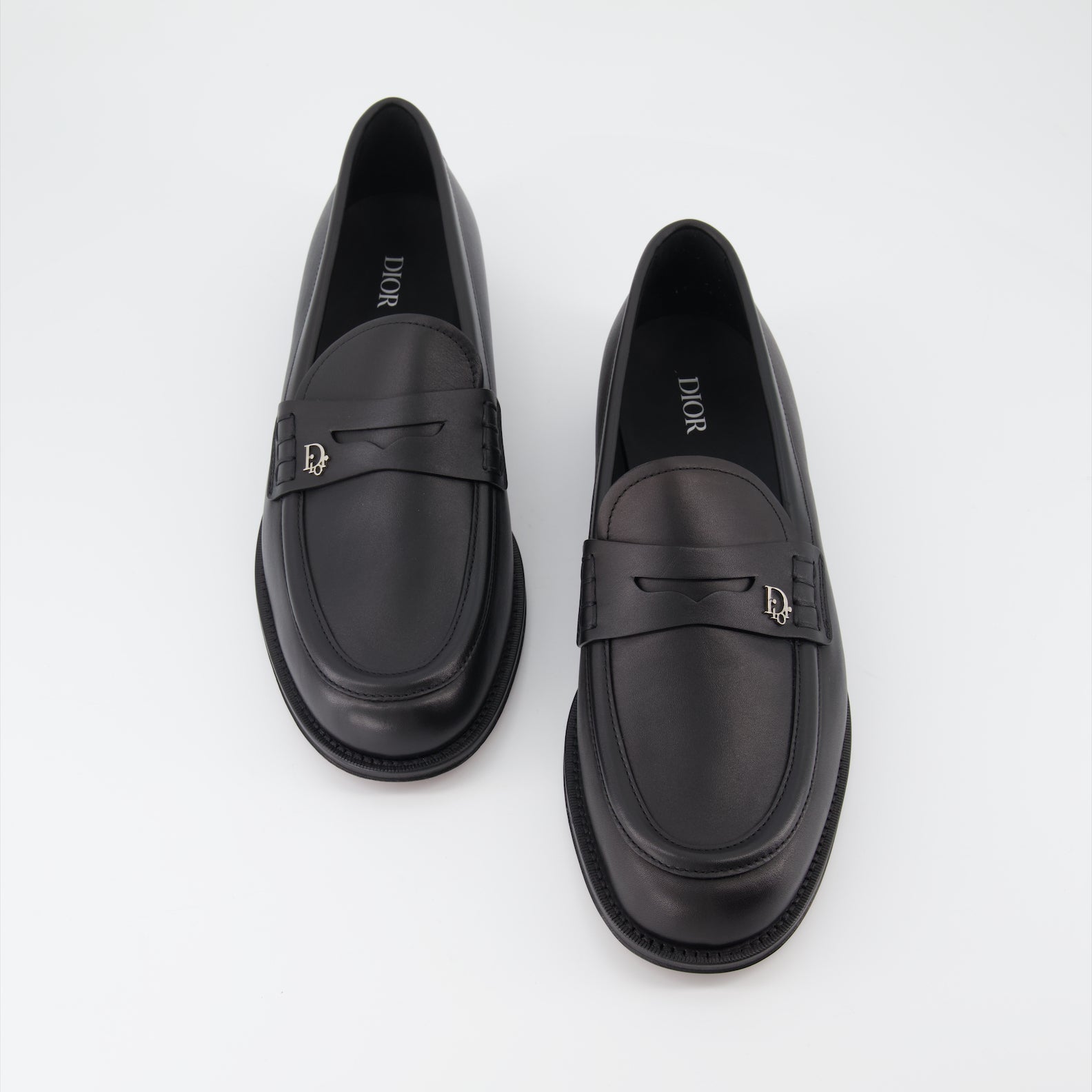 Dior, Granville Leather Moccasins, luxury men's footwear, elegant moccasins, premium leather shoes