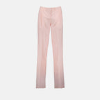 Imagen de Pantalones con Pliegues en Rosa de Coperni para Mujeres - Temporada Primavera-Verano 2023 - Vista Frontal