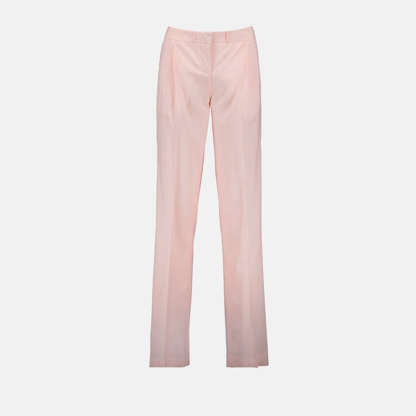 Coperni, Pleated Rose Trousers, Women's Luxury Fashion, High-End Trousers, Elegant Women's Pants