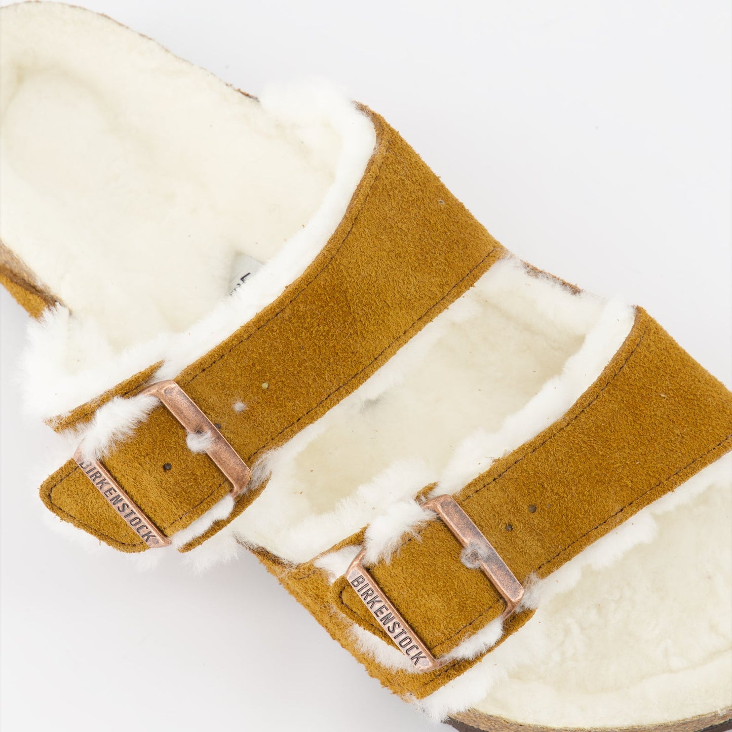 Birkenstock, Shearling Fur Sandals, Men's Luxury Sandals, Comfortable Footwear, Designer Sandals