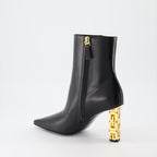 Givenchy, leather ankle boots, women's luxury footwear, G-Cube boots, designer shoes
