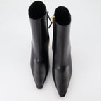 Givenchy, leather ankle boots, women's luxury footwear, G-Cube boots, designer shoes