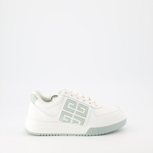 Givenchy sneakers, white leather sneakers, luxury women's sneakers, Givenchy G4, upscale casual footwear