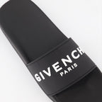 Bild der schwarzen Logo-Sandalen von Givenchy für Männer - Saison Herbst/Winter 2024 - Detailansicht 8