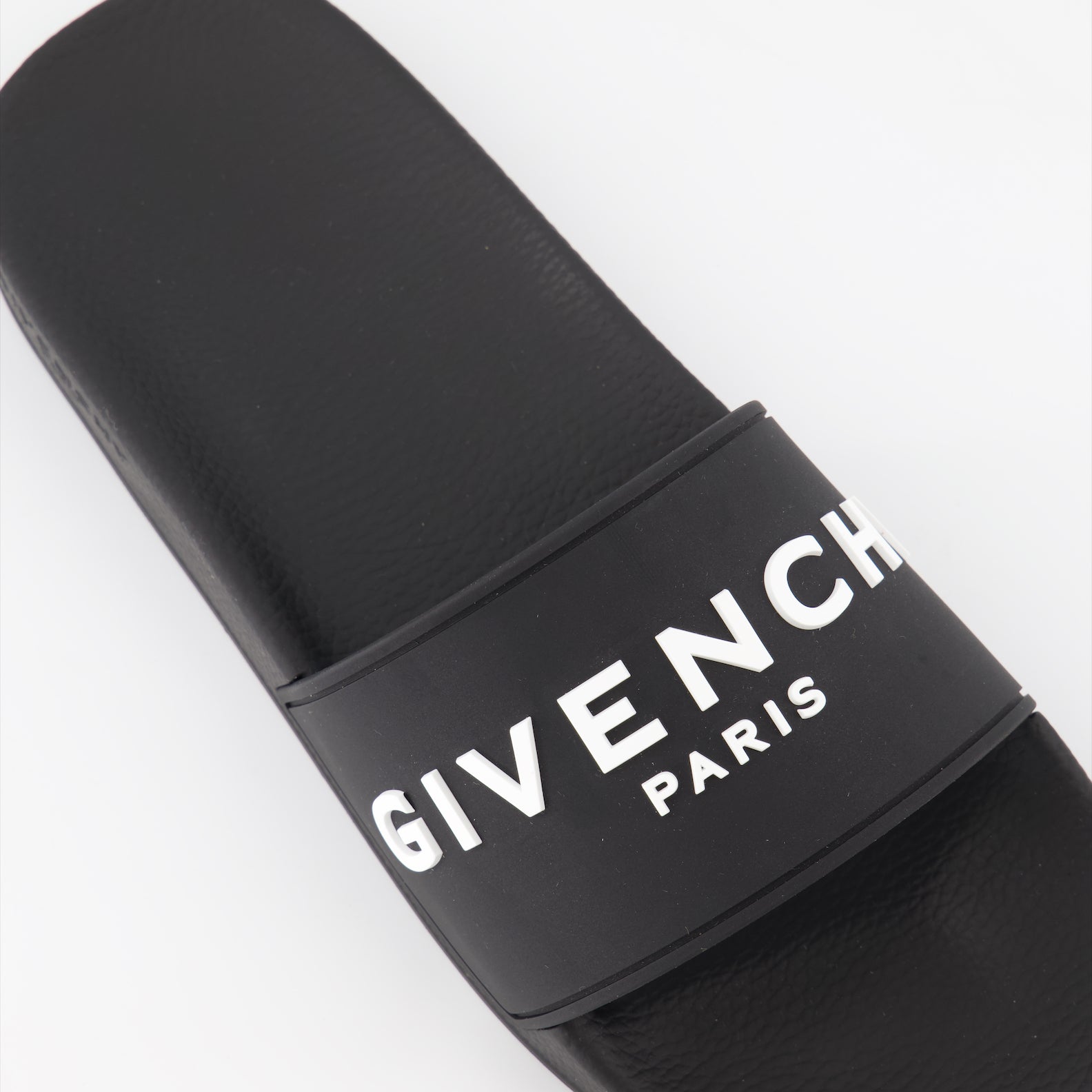 Givenchy logo sandals, men's luxury footwear, black designer sandals, high-end men's shoes, Givenchy sandals for men