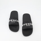 Bild der schwarzen Logo-Sandalen von Givenchy für Männer - Saison Herbst/Winter 2024 - Detailansicht 9