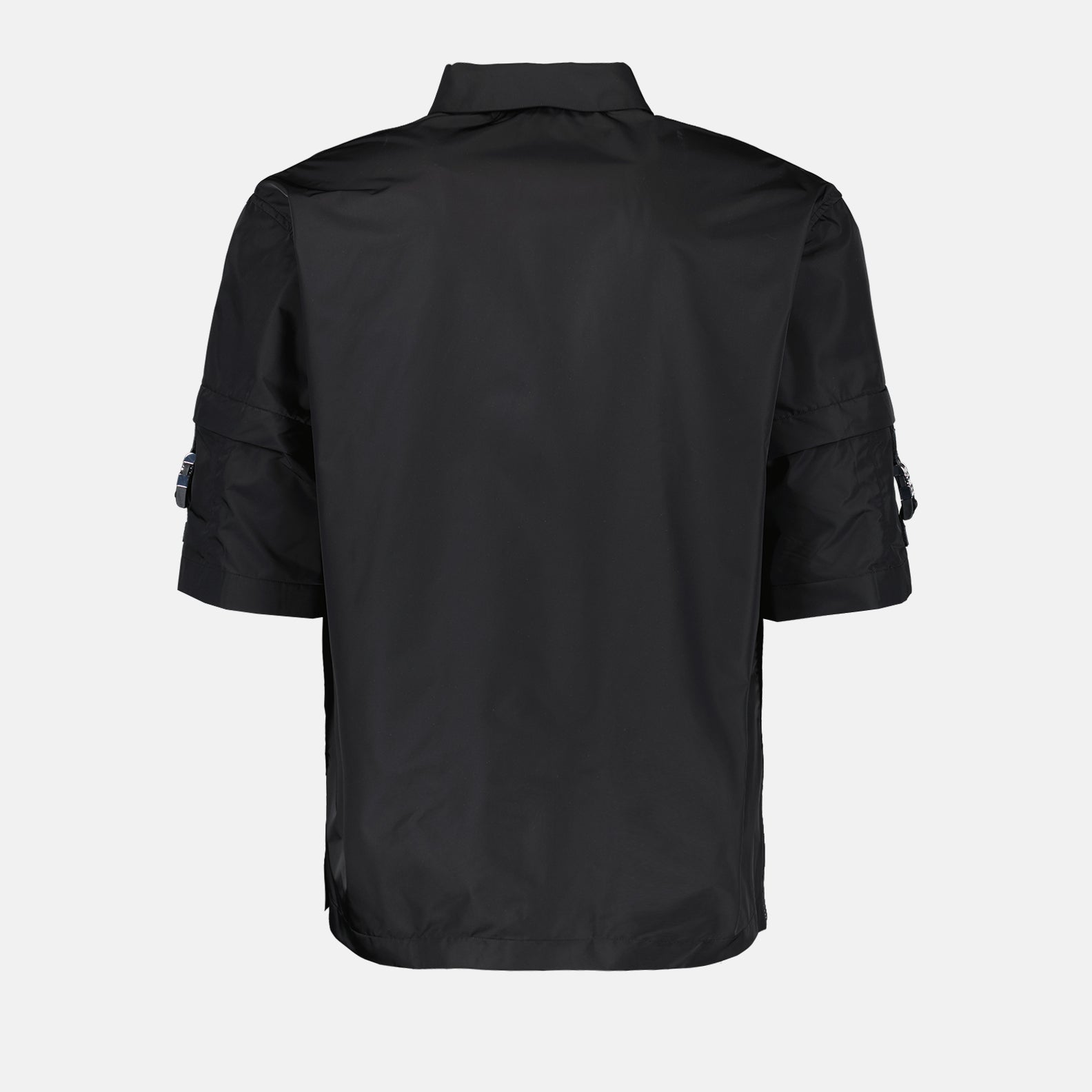 Givenchy shirt, oversize shirt, technical fabric shirt, luxury men's shirt, black shirt