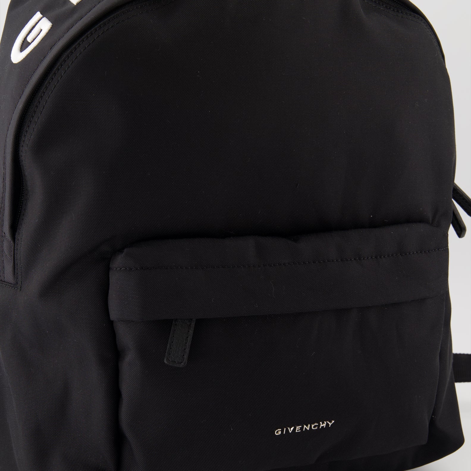 Givenchy backpack, Essential U, nylon backpack, adjustable straps, dual-zip closure