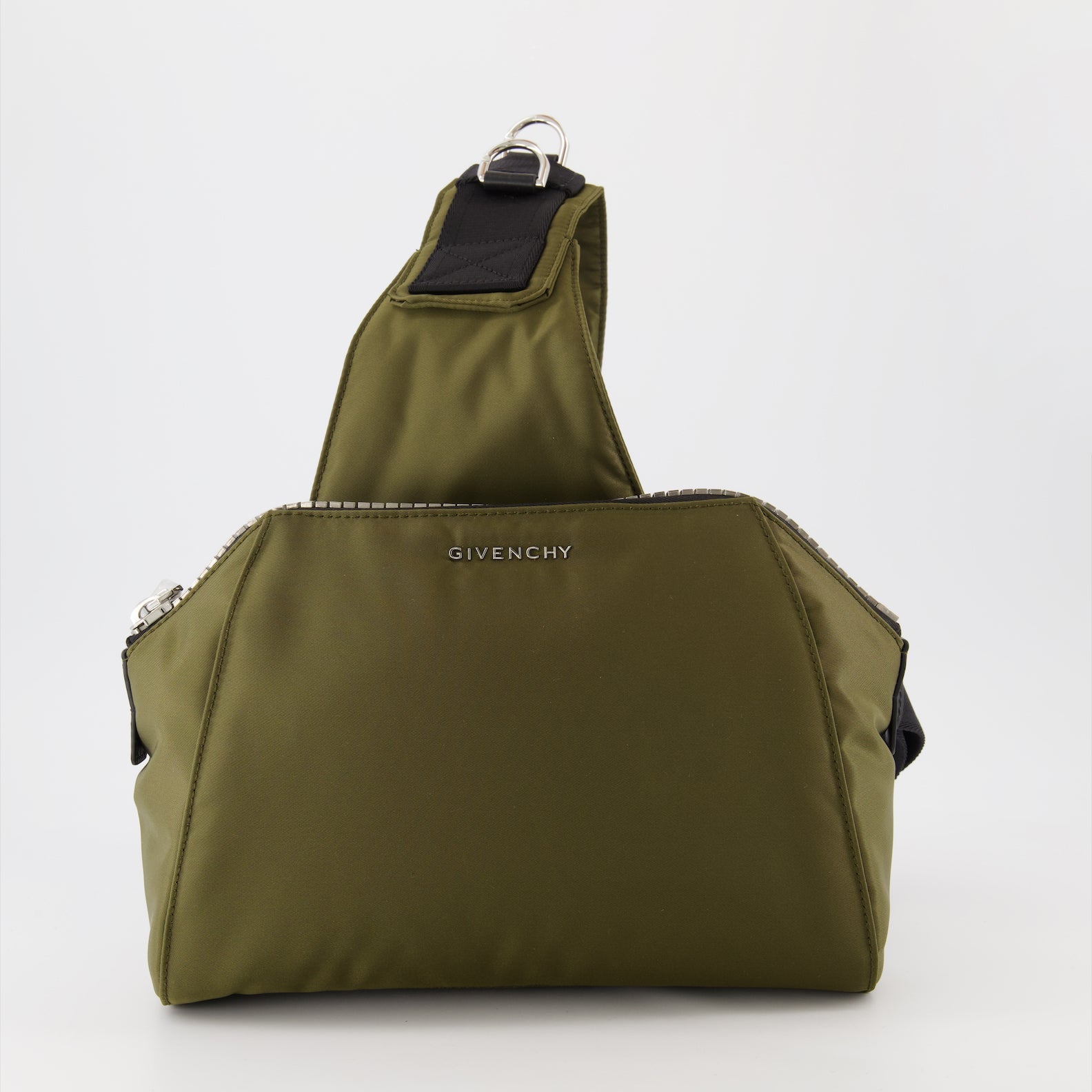 Givenchy, Antigona U Bag, Men's Nylon Bag, Luxury Men's Accessories, Green Bag