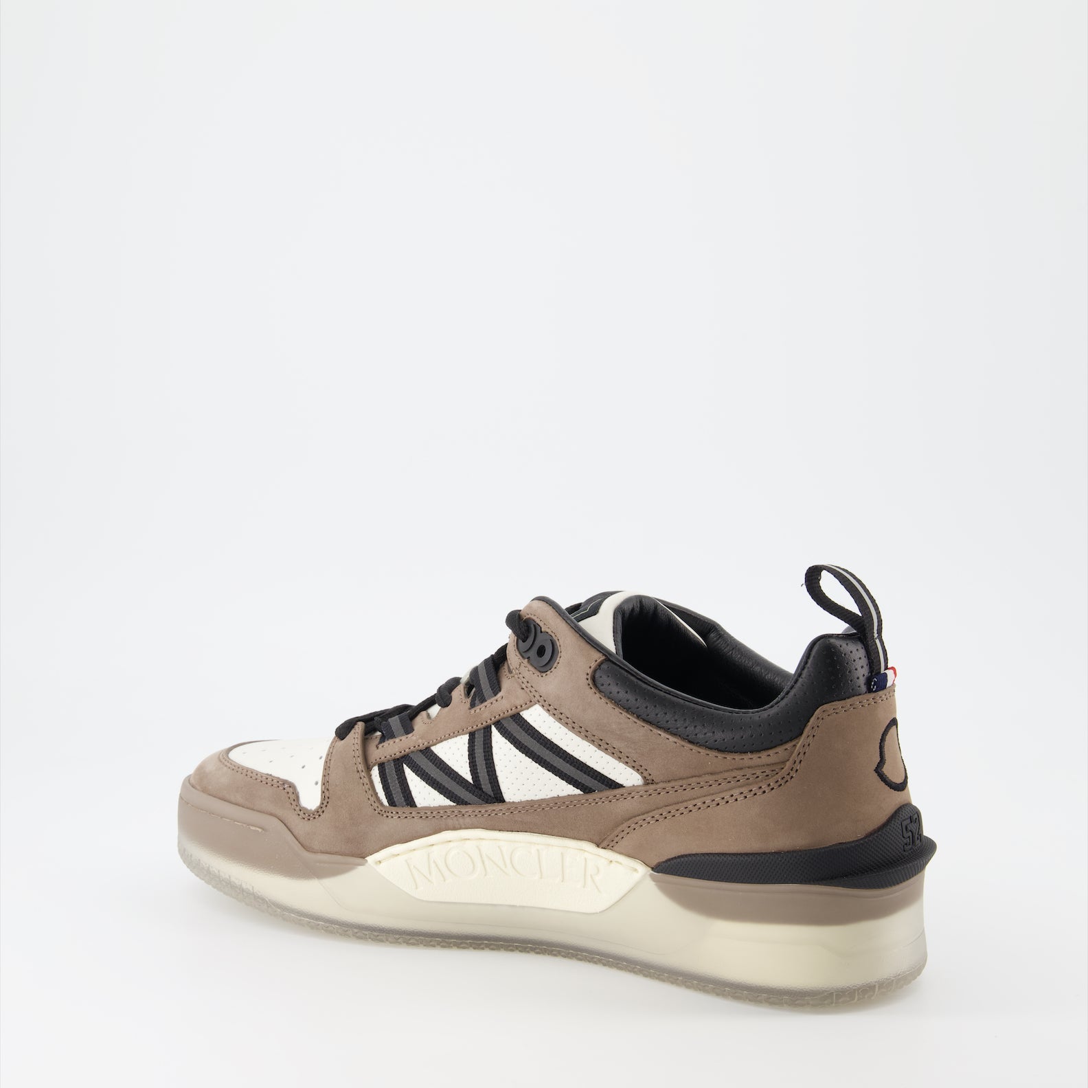 Pivot Brown-Black Sneakers - Moncler - Men