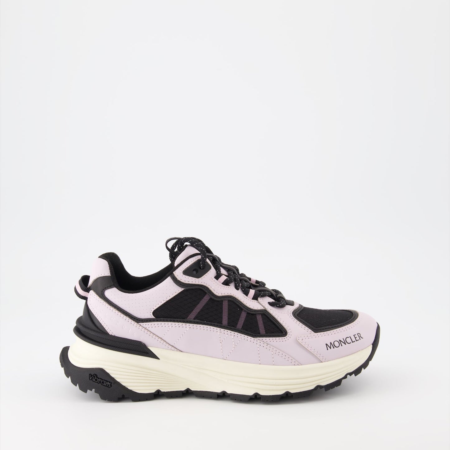 Moncler sneakers, women's pink suede sneakers, luxury footwear, Moncler Lite Runner, high-end fashion