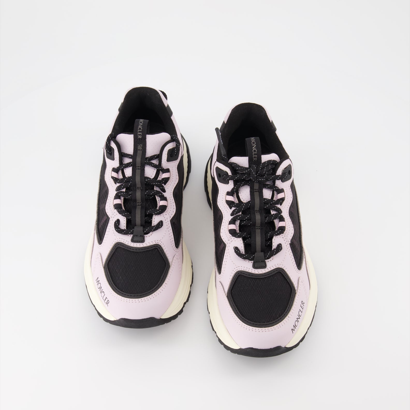 Moncler sneakers, women's pink suede sneakers, luxury footwear, Moncler Lite Runner, high-end fashion