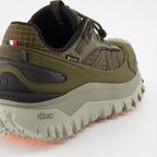 Moncler sneakers, luxury trail shoes, men's high-end sneakers, Trailgrip GTX, green athletic shoes