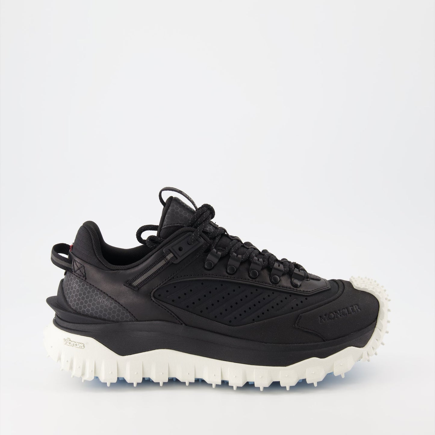 Moncler sneakers, luxury men's footwear, black Trailgrip, high-end sneakers, men's luxury fashion