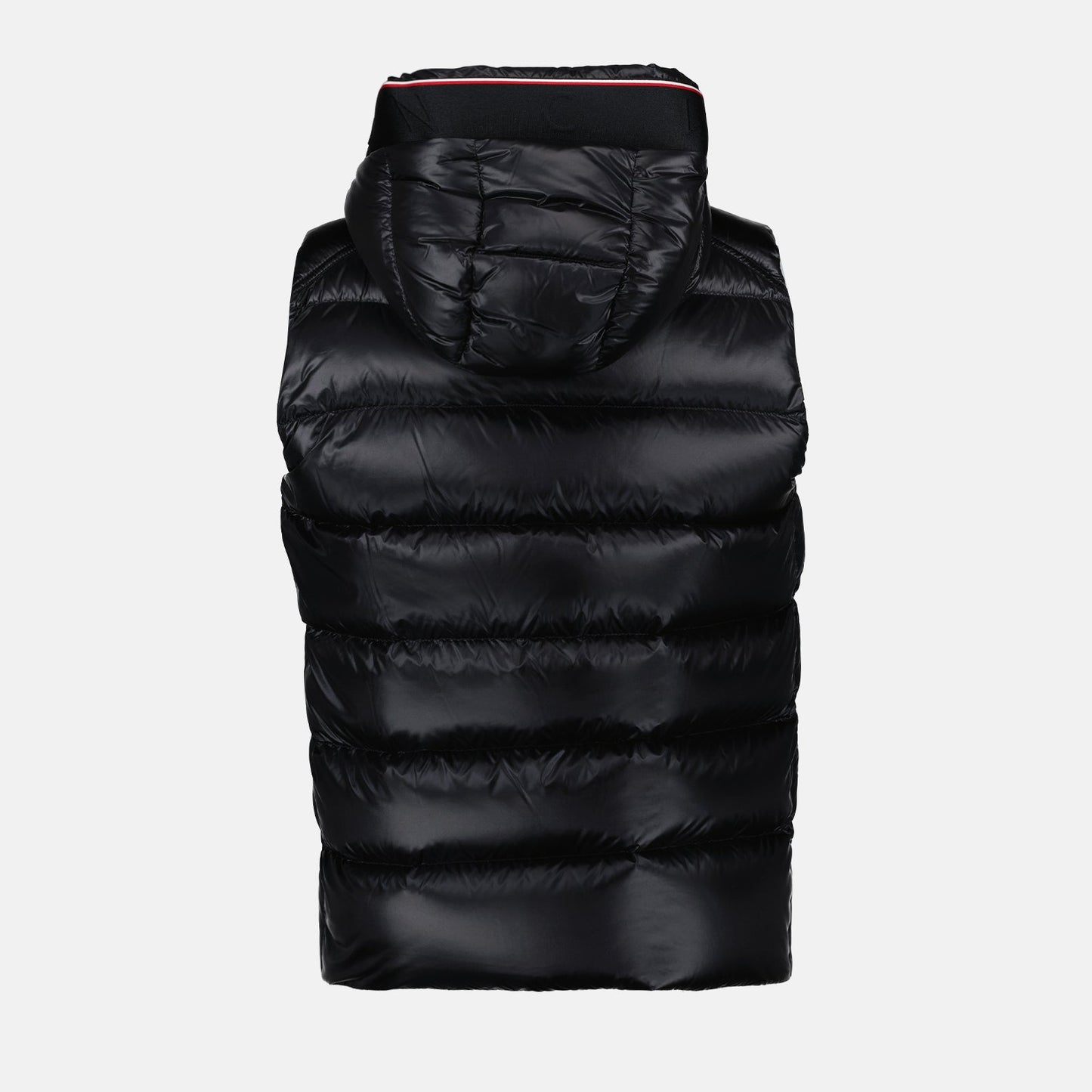 Moncler, sleeveless down jacket, men's luxury outerwear, black jacket, Luiro