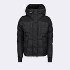 Moncler Grenoble, down jacket, black nylon jacket, luxury winter wear, high-end outerwear